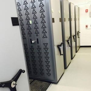 High Density Weapon Storage Mobile Aisle Systems