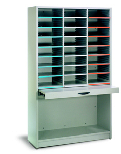 Freestanding Sort Module with pullout shelf