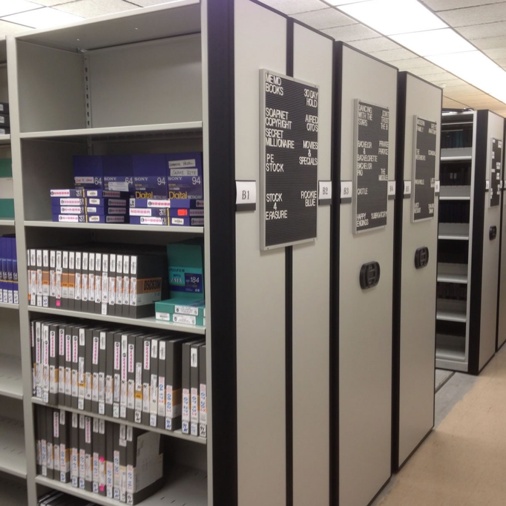 High Density Mobile Multi Media Shelving Systems