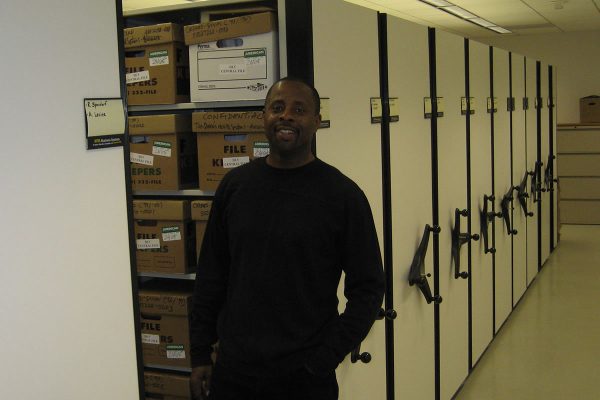 High Density Archive Box Storage Shelving System
