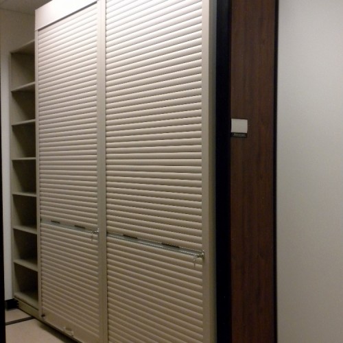 Secure File Shelving with locking doors