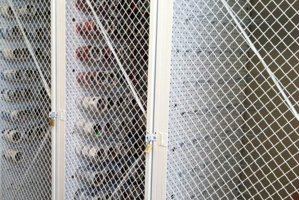 Wire Security Cages, Woven Wire Cage Storage Lockers