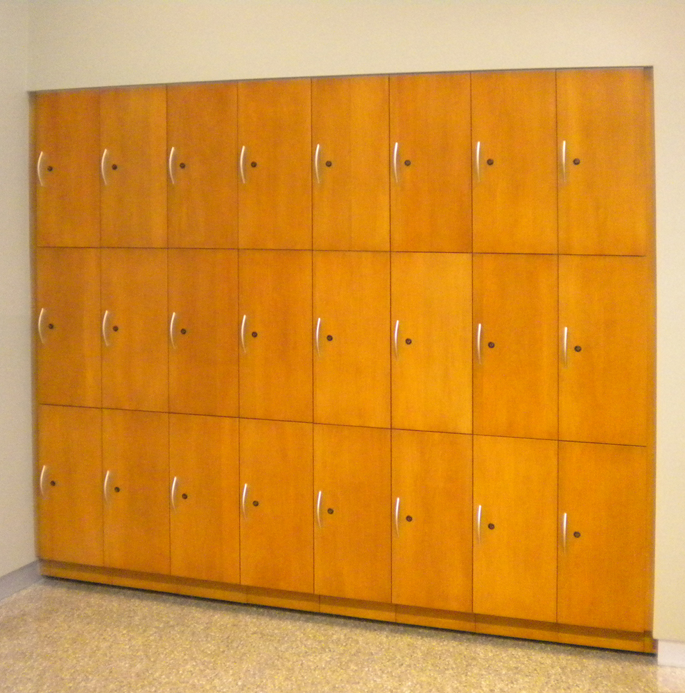 wall mounted lockers