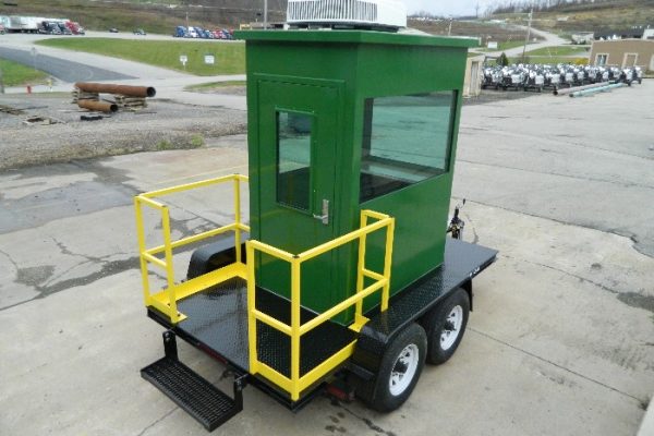 Portable Guard Building with trailer