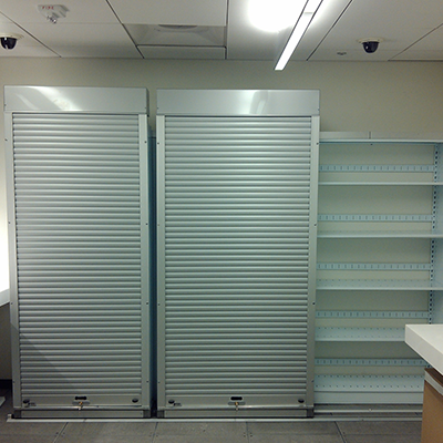 VitalValt Lateral Compact Shelving with Security Doors