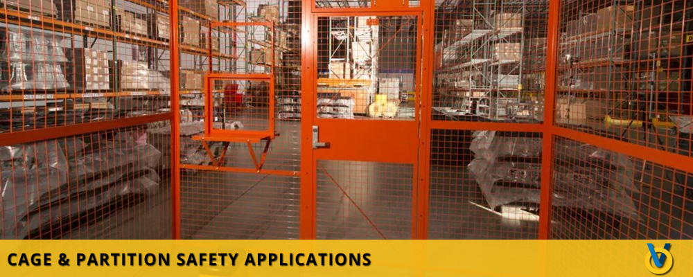 Cage & Partition Safety Applications - Warehouse Cages