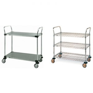 wet chemical carts - medical carts - carts for clean rooms