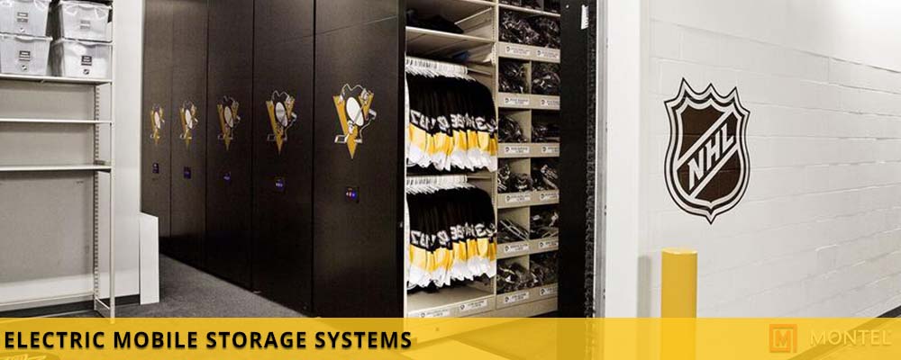 Electric Mobile Storage Systems - Powered High Density Storage Systems