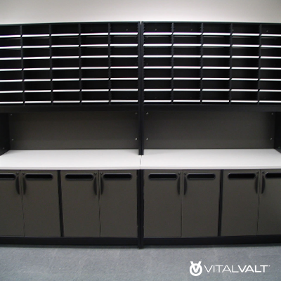 Modular Mail Console - Document & Mailroom Freestanding Casework Modules