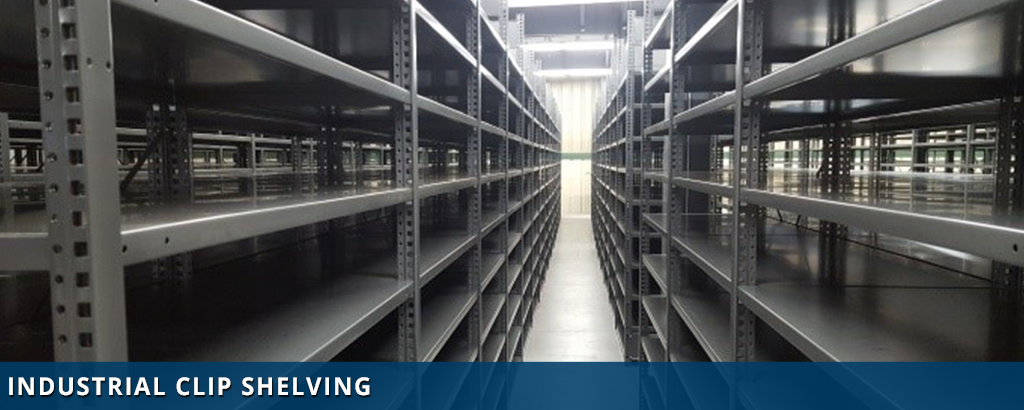 Industrial Clip Shelving - Warehouse Storage - Racking and Shelving