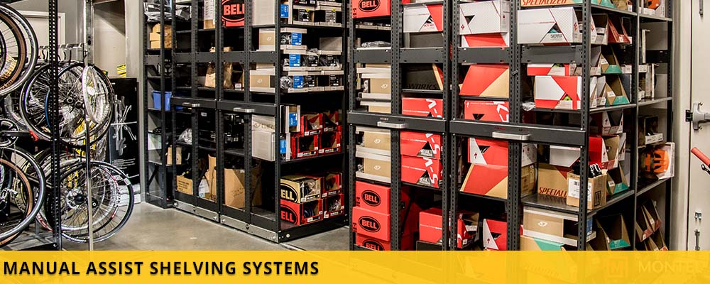 Manual Assist Shelving Systems - high Density Storage Systems