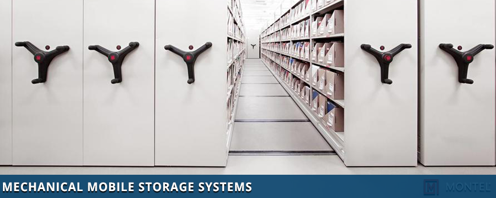 Mechanical Mobile Storage Systems - High Density Mobile Shelving Systems