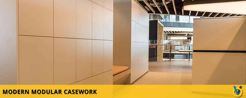 Modern Modular Casework - Employee Lockers