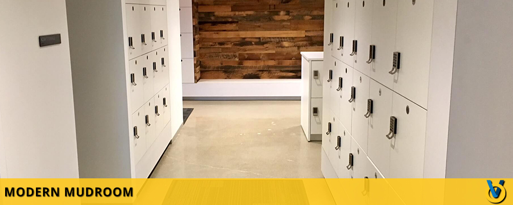 Modern Mudroom - Workplace Community Space