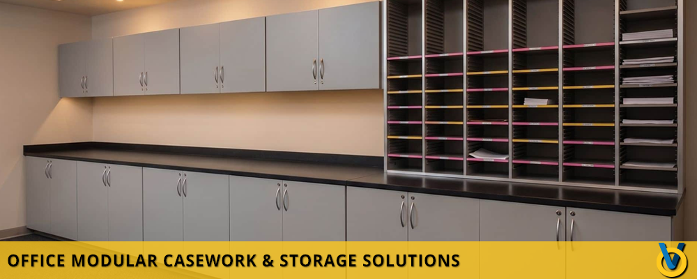 Office Modular Casework & Storage Solutions - Workplace Casework - Commercial Modular Casework
