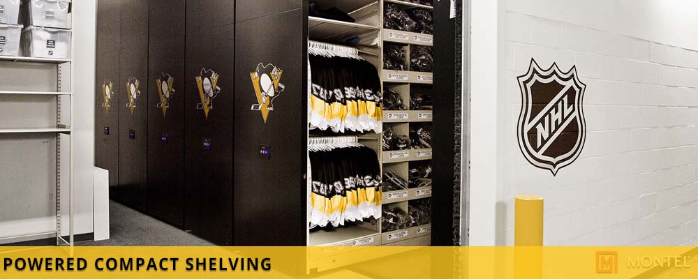 Powered Compact Shelving - High Density Storage Systems