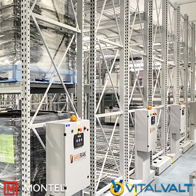 Cold Storage - Temperature Controlled Powered Mobile Shelving System